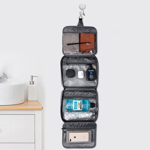 Large Capacity Travel Toiletry Bag with Wet/Dry Separation